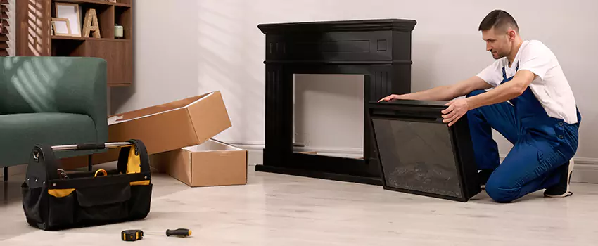 Old Rusted Metal Fireplace Repair And Replacement in Monroe, LA